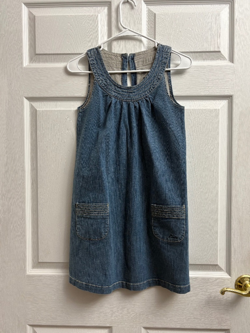 Girls Vintage Levi's Medium Wash Denim Dress